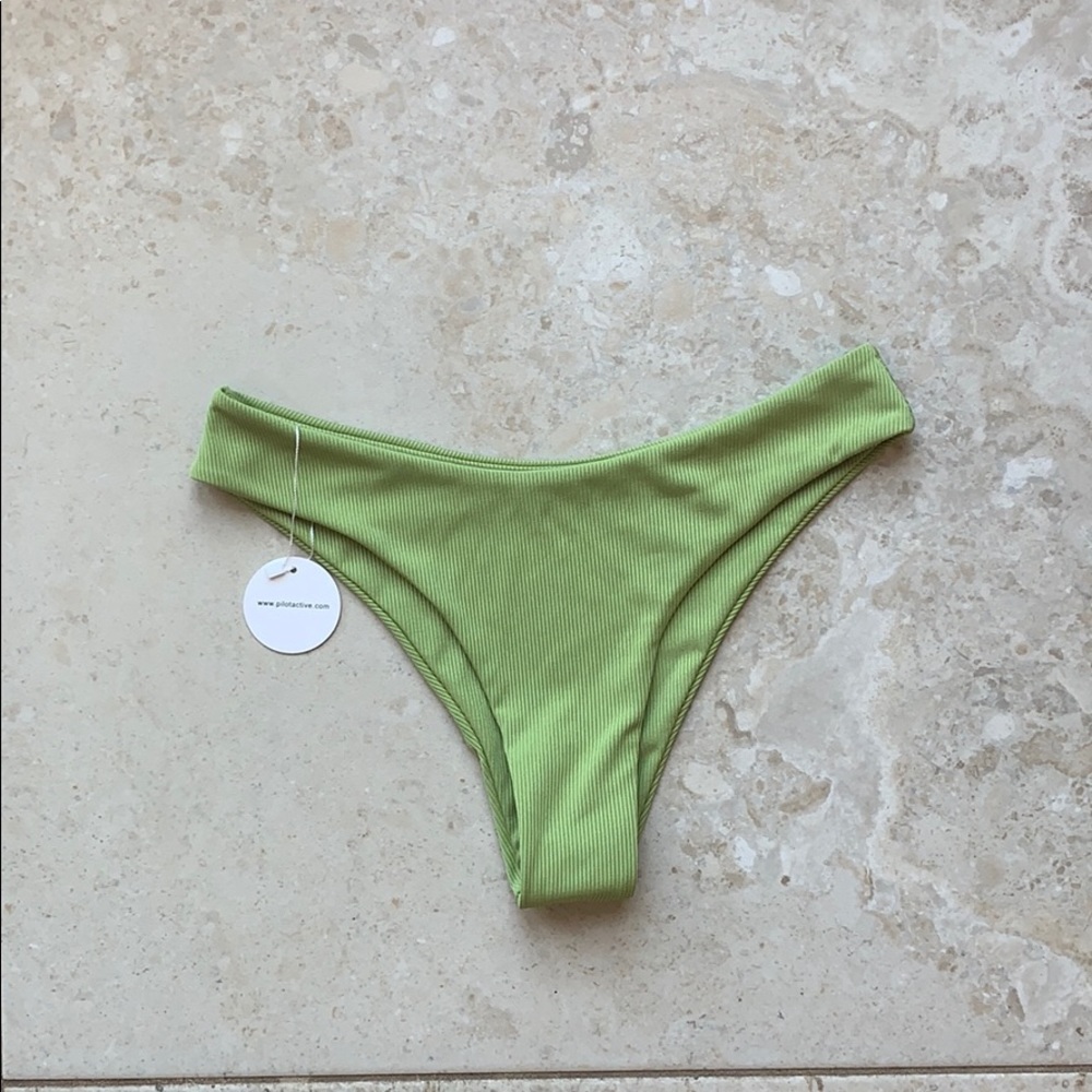A green bikini bottom!